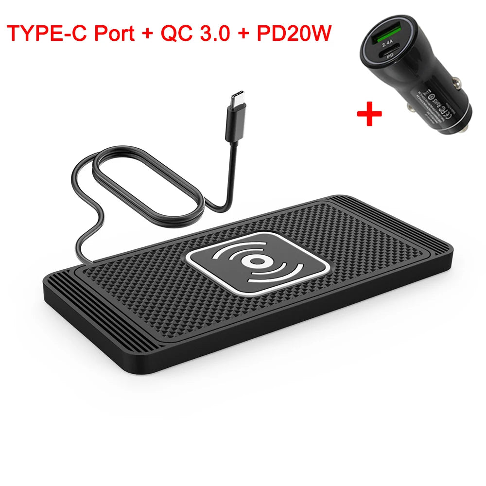 Wireless Charging Car Pad Set