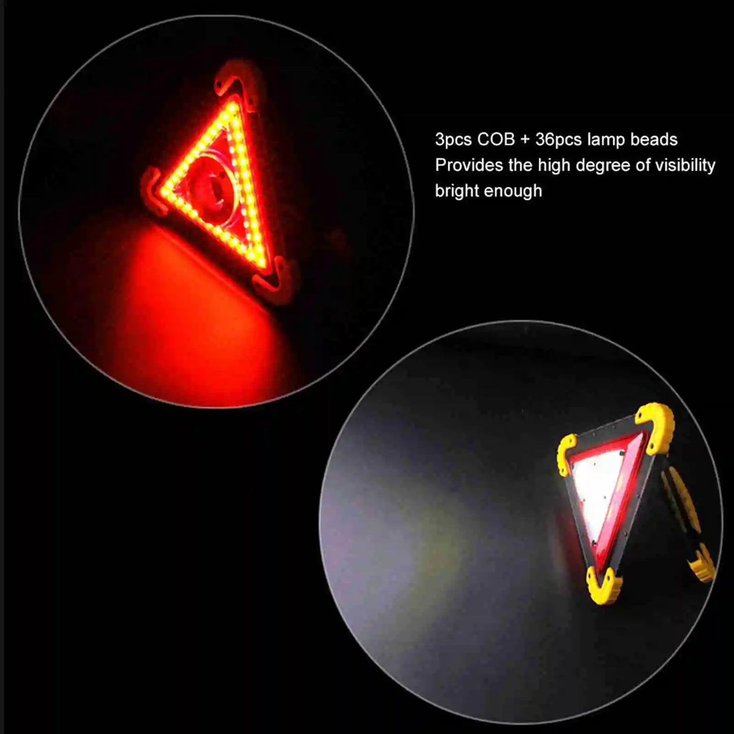 LED Emergency Warning Triangle