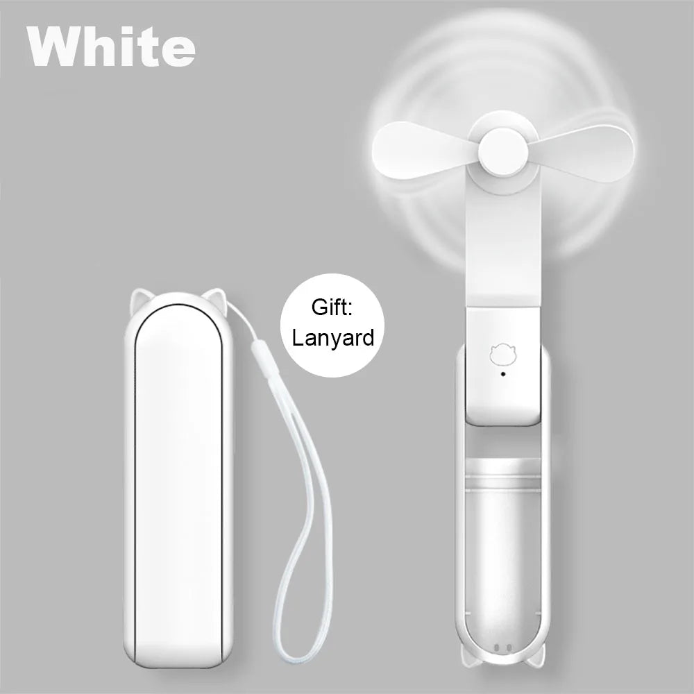 Portable USB Rechargeable Handheld Fan