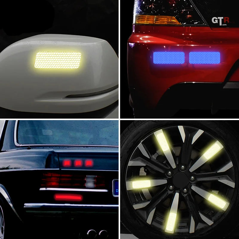 Reflective Safety Stickers (10 Pack)