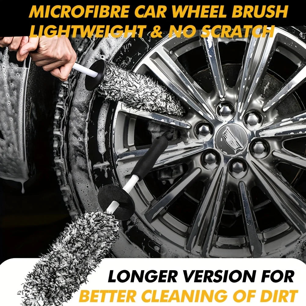 Microfibre Wheel Cleaning Brush