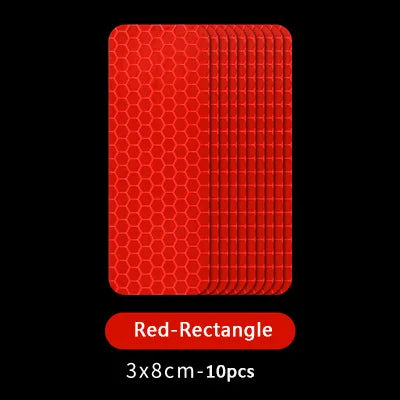 Reflective Safety Stickers (10 Pack)