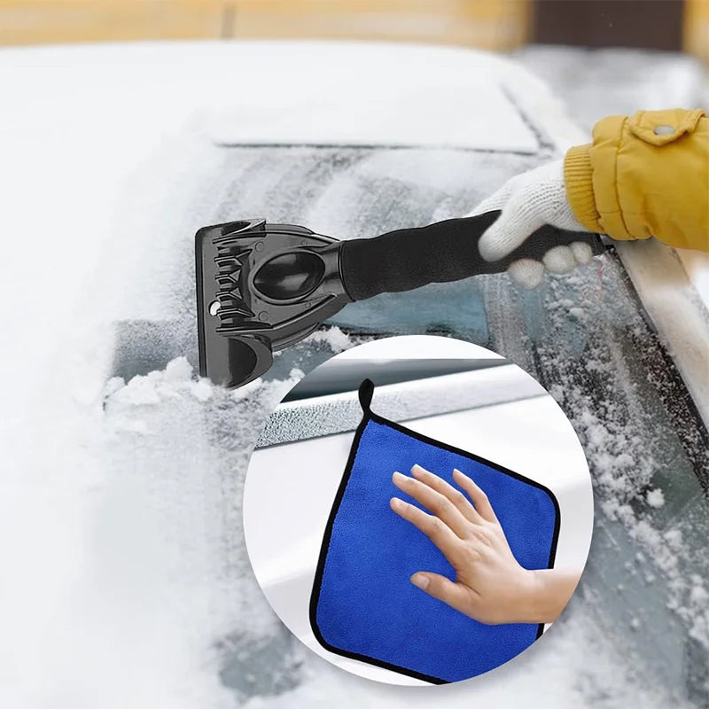 Ice Scraper & Microfibre Winter Kit