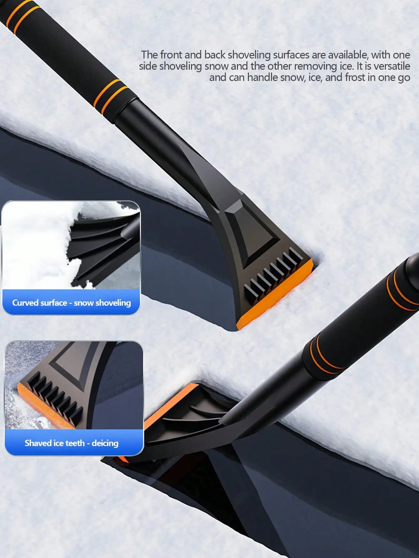 Detachable Snow Brush & Ice Scraper