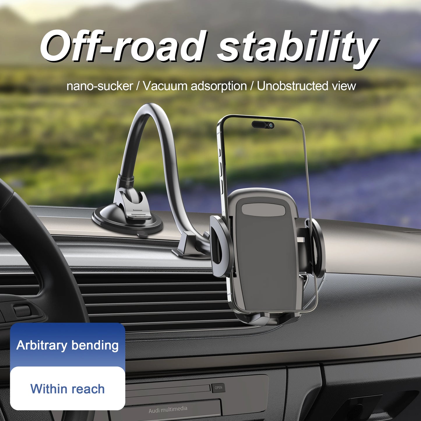 Flexible Windshield Car Phone Mount