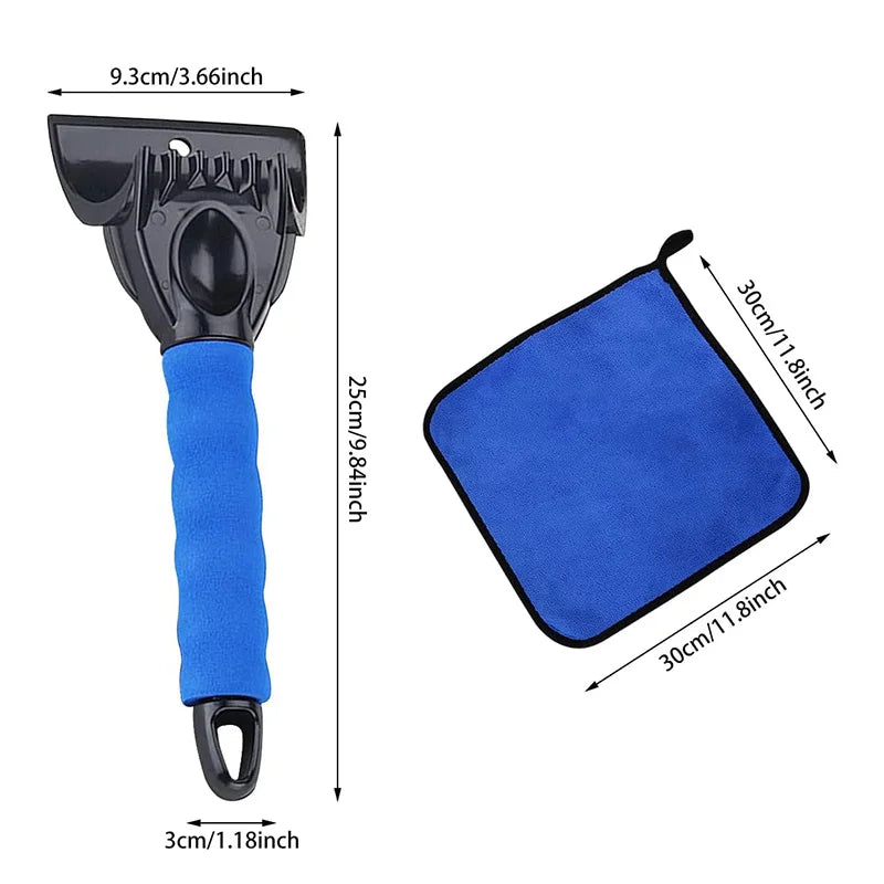 Ice Scraper & Microfibre Winter Kit