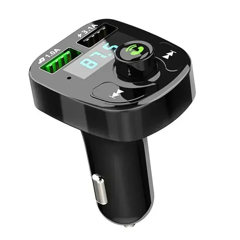 Bluetooth FM Transmitter & Fast Car Charging