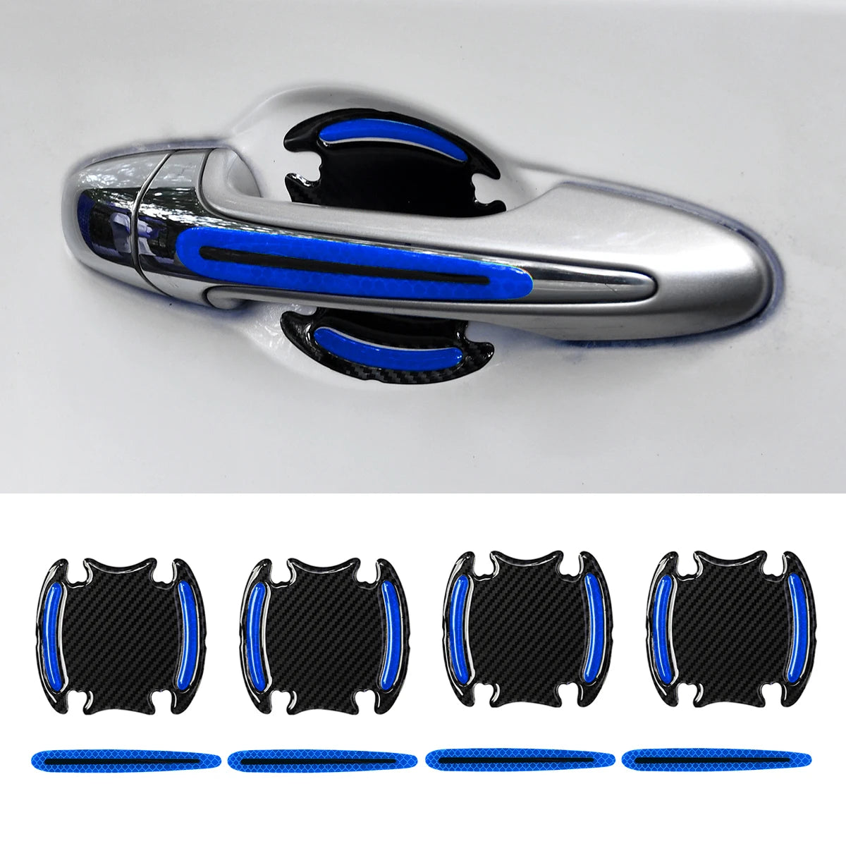Reflective Door Handle Protectors (8 Pack)