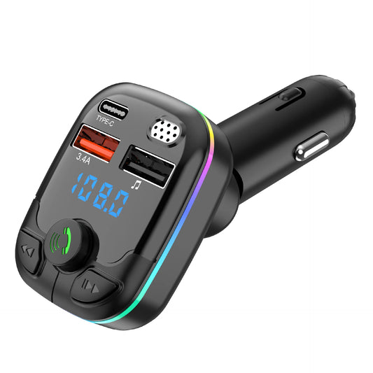 Bluetooth FM Transmitter & Fast Car Charger