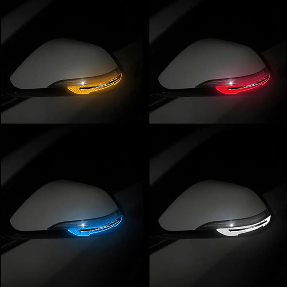 Reflective Wing Mirror Safety Stickers
