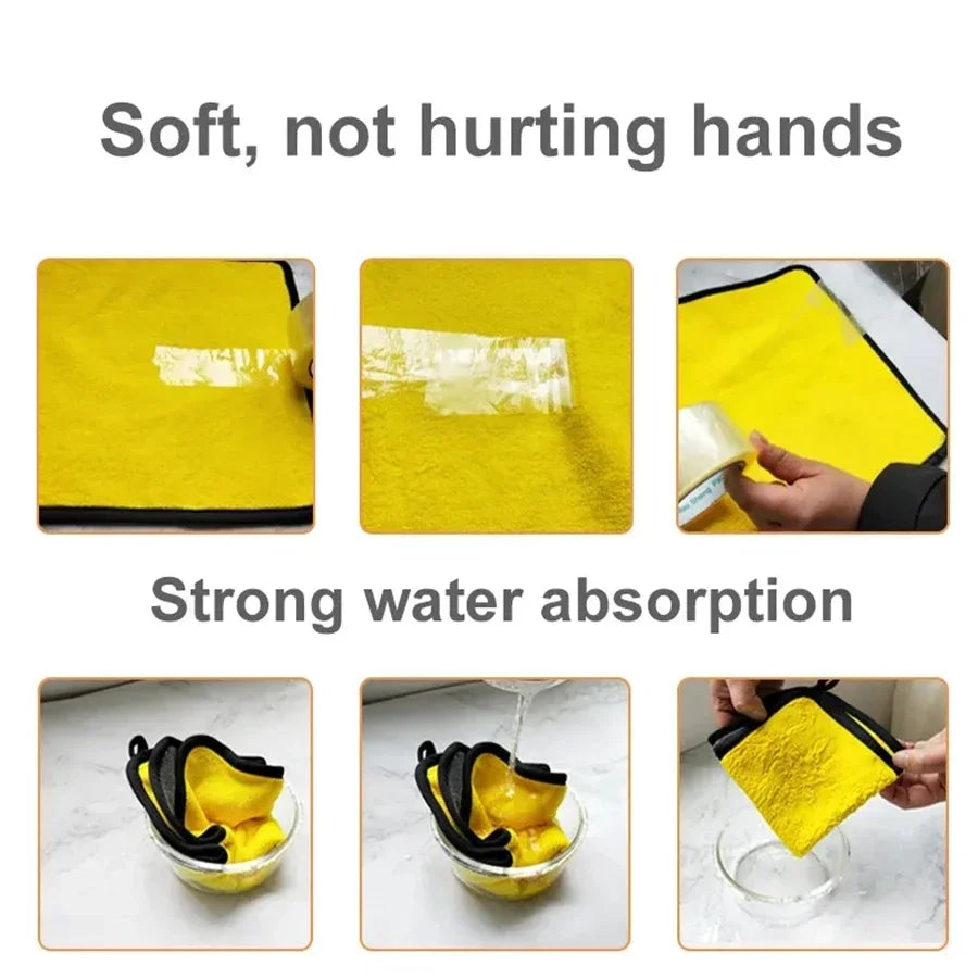 1/2/6 Pack Car Cleaning Cloth