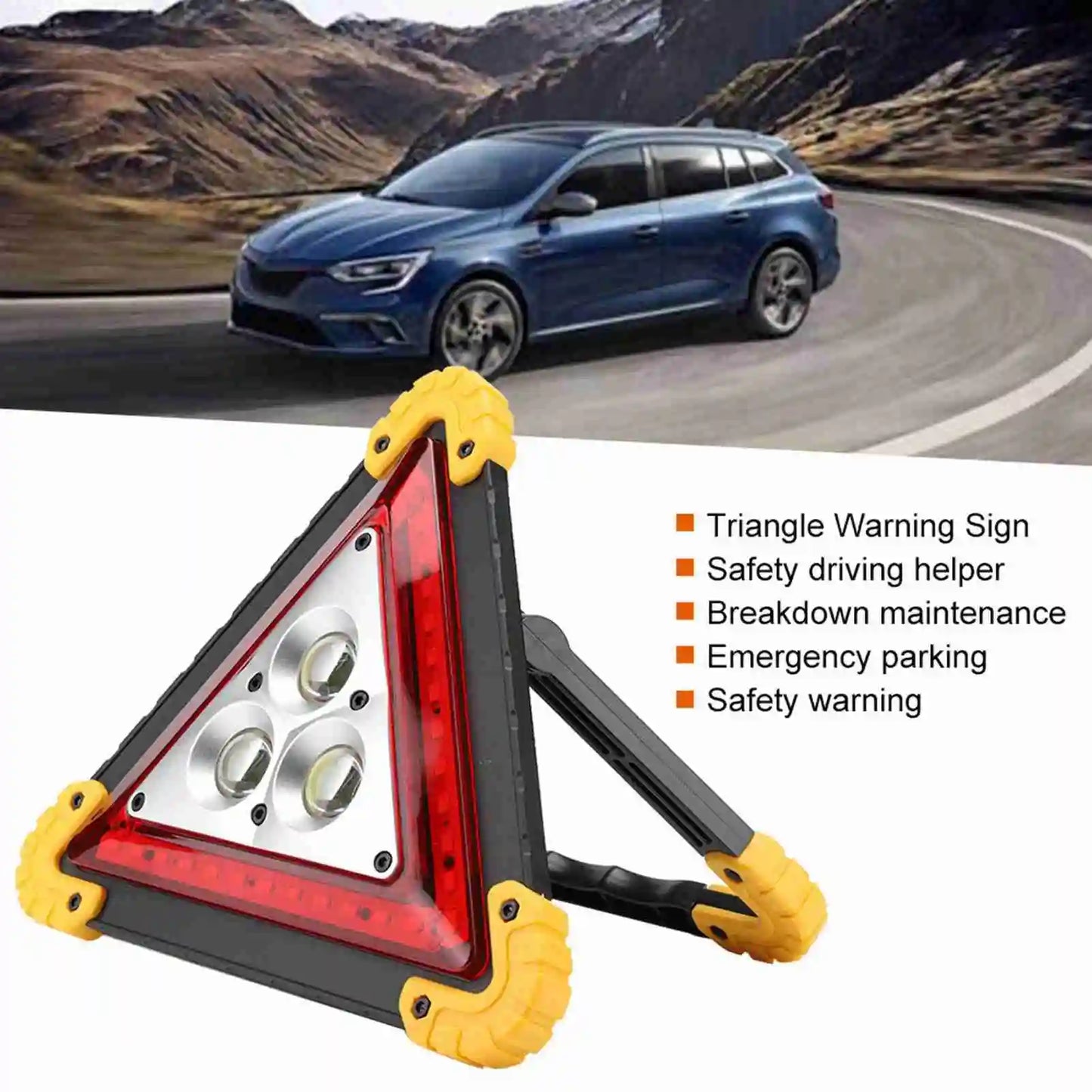 LED Emergency Warning Triangle