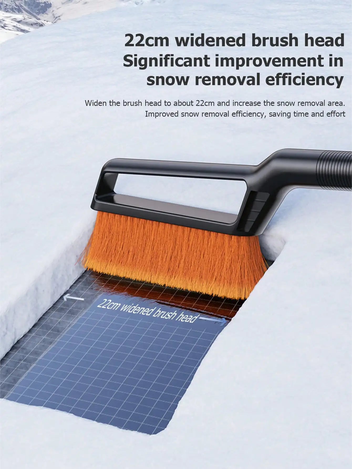 Detachable Snow Brush & Ice Scraper
