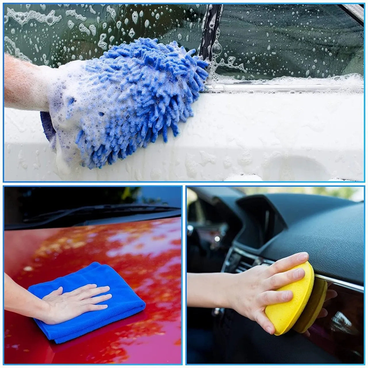 9 Piece Car Detailing Kit