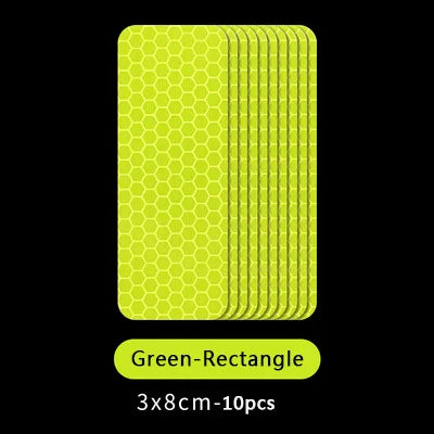 Reflective Safety Stickers (10 Pack)