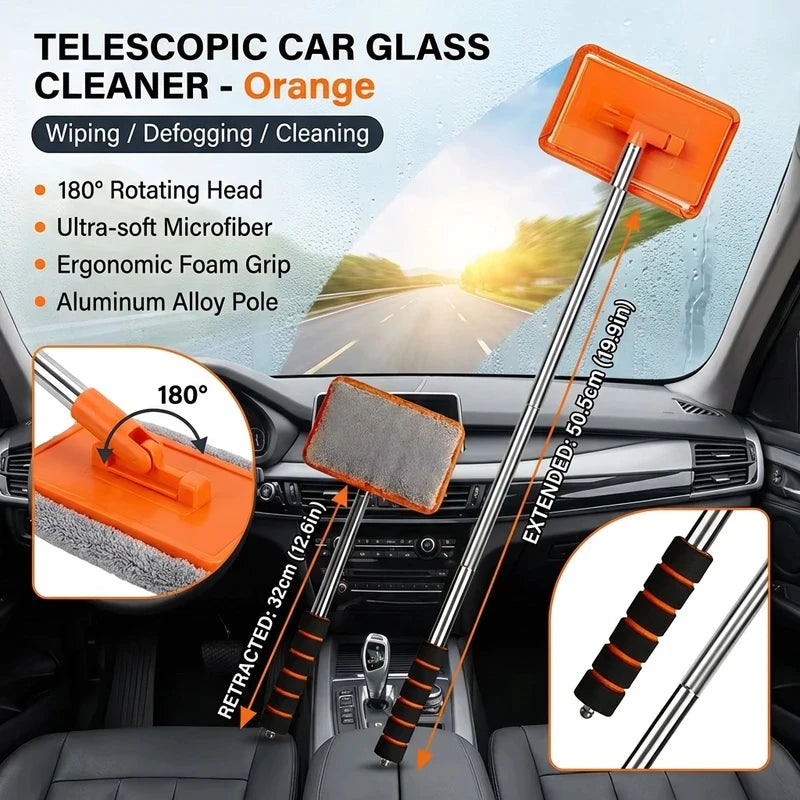 Telescopic Windscreen Cleaning Brush