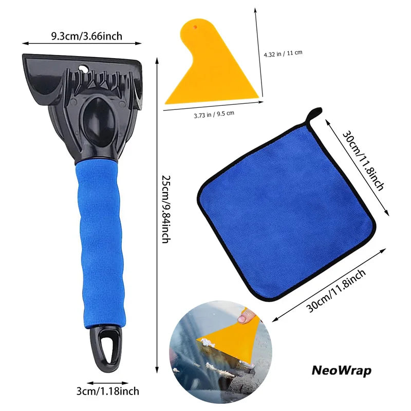 Ice Scraper & Microfibre Winter Kit