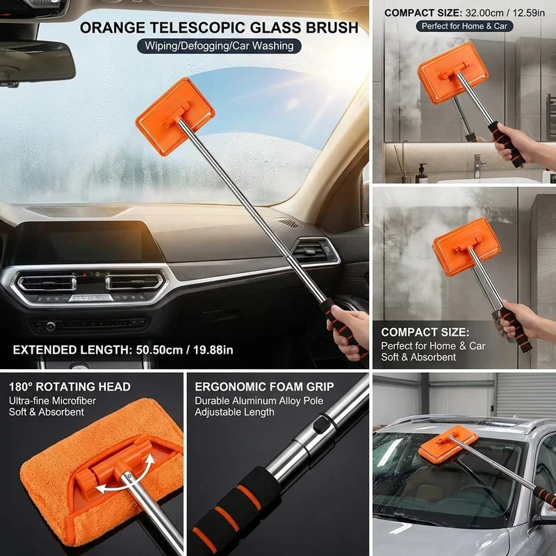 Telescopic Windscreen Cleaning Brush