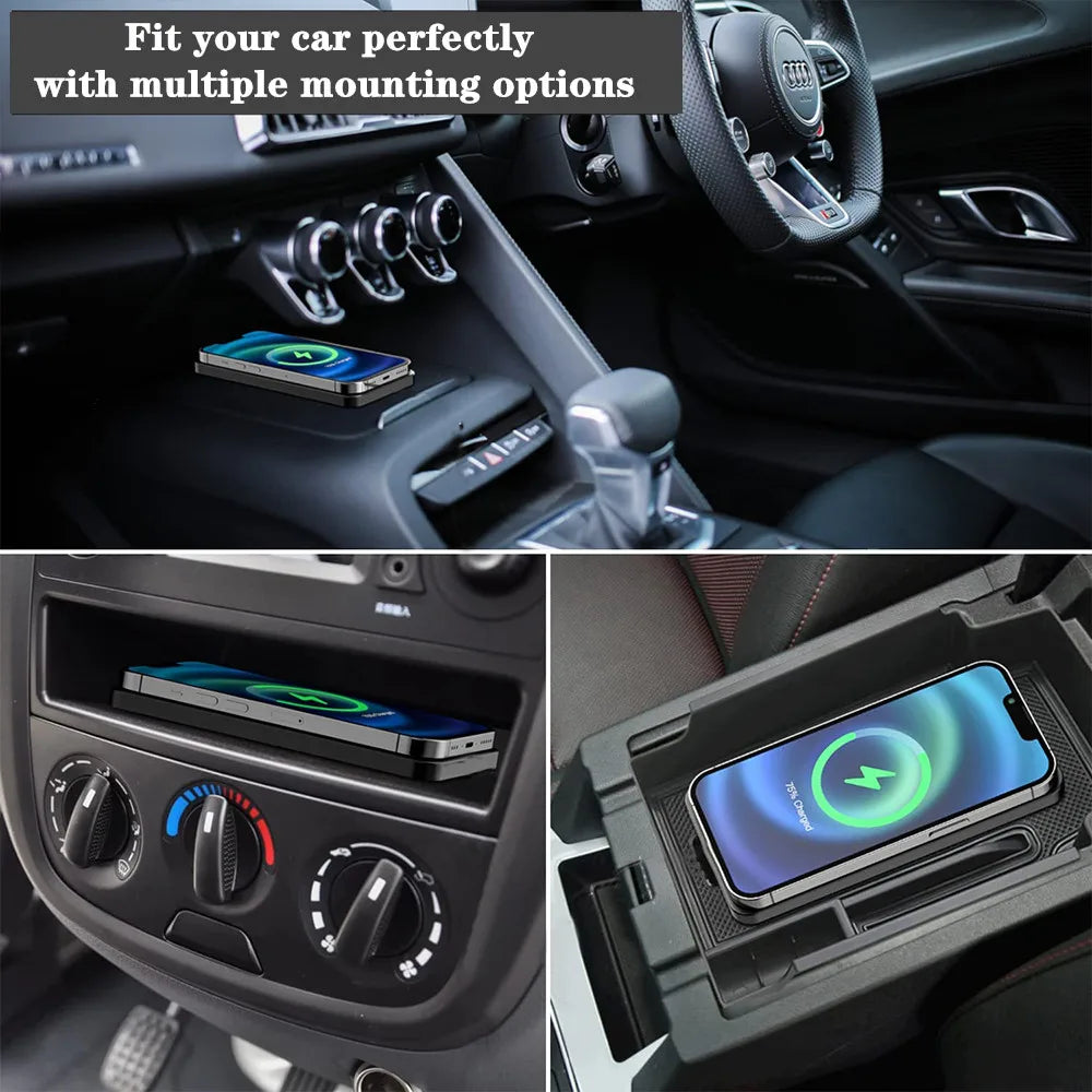 Wireless Charging Car Pad Set