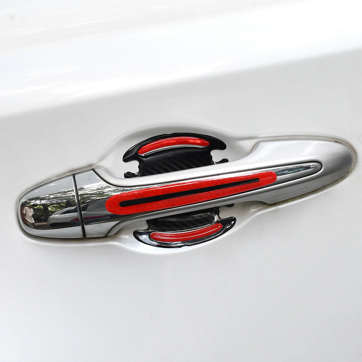 Reflective Door Handle Protectors (8 Pack)