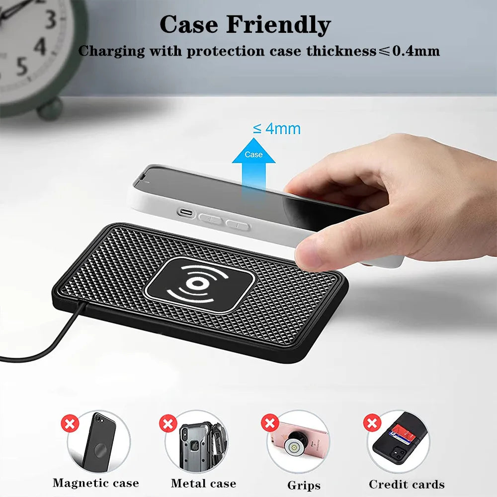 Wireless Charging Car Pad Set